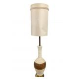 Vintage Mid-Century Textured 60" Floor Lamp