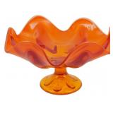 Viking Epic Persimmon Large Compote 6"x9"