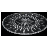 Vtg Waterford Crystal Cake Plate Lismore