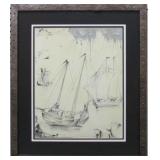 FISHERMAN GICLEE BY SALVADOR DALI