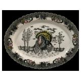 Ironstone Turkey Platter 19"x14"