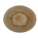 Carnival Glass Plate - 8" Round