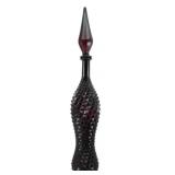 Empoli Black Amethyst Genie Bottle Decanter