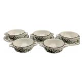 8 Villeroy & Boch "Botanica" Cream Soup Bowls