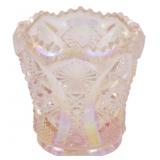 Imperial Pink Daisy & Button Toothpick Holder