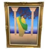 Derrick Brown Painting on Canvas Signed