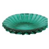 Vtg Blenko Glass Retro Centerpiece Bowl