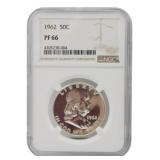 1962 Franklin Half Dollar NGC PF66