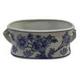 Blue/White Tub (Small) - 14 x 9 x 5.5