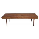 Mid Century Slat Top Coffee Table