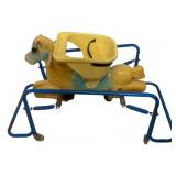 Vtg Rolling Bouncy Horse 20"x32"x19"