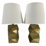 Pair of Chelsea House Lamps - 32" tall