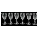 6 Waterford Crystal Kylemore Claret Glasses