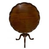 Chippendale Mahogany Tilt Top Tea Table