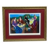 "Morning Social" by Itzchak Tarkay Signed Art