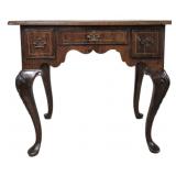 Period Queen Anne Lowboy w/ Shell Carved Knee