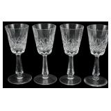 4 Galway Crystal Clifden Stems 7"