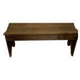Wood Bench 35"x15"x11"