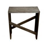Wood Stool 20"x18"x8"