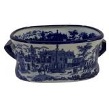 Blue/White Tub (Small) - 14 x 9 x 5.5