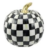 Mackenzie Childs Courtly Check Pumpkin