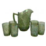 Imperial Pitcher & 6 Tumblers