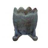Marble Glass Toothpick Holder - 2.5" Tall