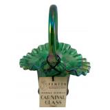 Fenton Glass Basket - 7.5 x 5 x 5.5