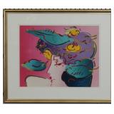 FLOWER SPECTRUM LADY GICLEE BY PETER MAX