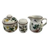 Villeroy & Boch "Botanica" Creamer, Sugar & Shaker