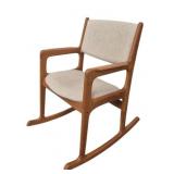 Benny A Linden Danish Teak Rocking Chair