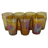 7 Glass Tumblers - 4" Tall