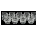 Waterford Crystal 9 Alana Shot Glasses 2.5"