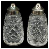 Vtg Waterford Crystal Glandore Shakers 4"