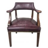 Vintage Leather Chair 31"x23"x19"