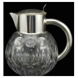Vtg WMF Crystal Carafe w/ Ice Insert 9.5"