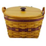 1997 Longaberger Petunia Basket w/ Liners