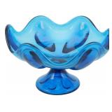 Viking Bluenique 6 Petal Pedestal Compote
