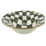 Mackenzie Childs Courtly Check Serving Bowl