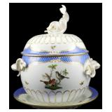 Herend Rothschild Bird Tureen w/ Undertray