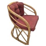 Vintage Mid-Century Rattan Armchair