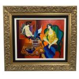 "Tranquility" by Itzchak Tarkay Signed & Framed