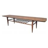 Surfboard Top Mid Century Coffee Table