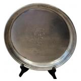 Vintage Preisner Sterling Silver Recognition Plate
