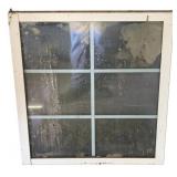 White-Framed Window Sash