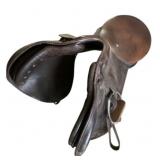 Leather English Riding Saddle