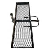 Hitch-Mounted Steel Mesh Cargo Carrier