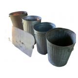 4 Trash Cans