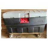 Rubbermaid Tote w/ Attached Dolly