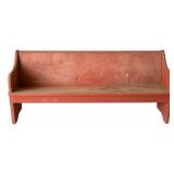 Painted Bench - 31 x 73 x 20